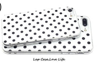 Black And White Polka Dot Phone Case