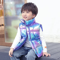 Down Cotton Vest Autumn And Winter Waistcoat Winter Clothing Children