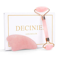 Anti-aging rose quartz roller massager