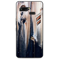 Retro imitation wood grain element game phone case