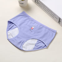 Anti-leakage High-waist Cotton Sanitary Briefs