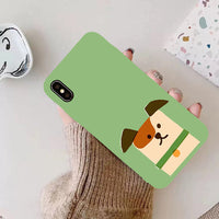 Matcha green cartoon mobile phone case