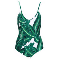 Printed one-piece bikini