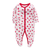 Baby cotton print jumpsuit