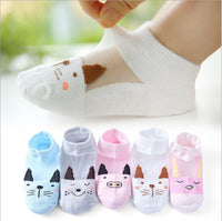 Children's thin spring and summer cotton socks