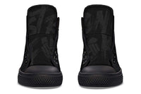 Printed Couple High-top Canvas Shoes