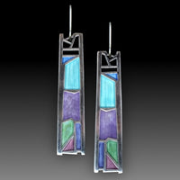 E-Commerce Irregular Oil Paint Women's Earrings