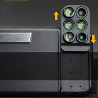 6-in-1 switchable special effects shooting camera case