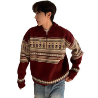 Deer Plush Sweater Trendy All-matching Artistic Fashion New