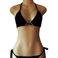 Women's Rhinestone Bikini Chest Chain