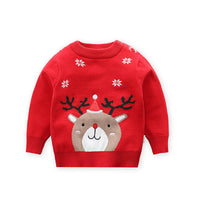 Baby round neck long sleeve sweater