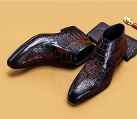 First layer cowhide men's Martin boots