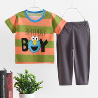 Thin Home Service Suit Short Sleeve Trousers Combination
