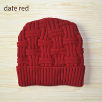 Men's And Women's Outdoor Winter Thickening And Fleece Warm Knitted Hat