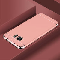 Frosted three-segment mobile phone case