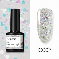 Mixed color shiny color glue