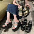 Wedge Platform Platform Slippers Female High Heel Slippers