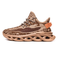 High-elastic rubber-plastic breathable travel sports shoes