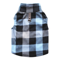 Plaid print pet clothes