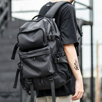 Trendy Casual Backpack Men's Large-capacity Travel Backpack