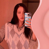 Blue Love Mobile Phone Case Silica Gel