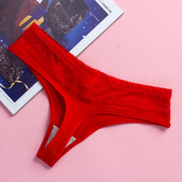 Pure cotton beautiful sexy lace thong