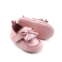 Leather Tassel Bow Peas Shoes British Style
