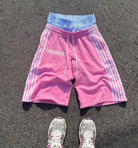 Womens Stitched Designer Casual Pants With American-Style Print