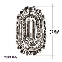 Retro Exaggerated Style Hollow Decorative Index Finger Ring