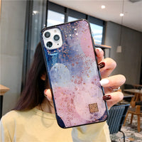 Light Luxury Series Epoxy Gold Foil Phone Case