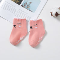 Combed cotton three-dimensional cartoon children's socks