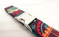 Colored pattern traction rope