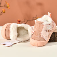 Baby Soft Bottom Non-slip Plus Velvet Thick Cotton Shoes