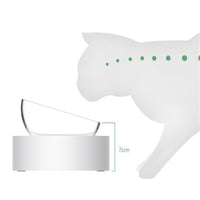 Adjustable cat bowl