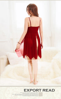 Lace transparent nightdress