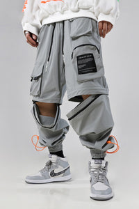 Workwear casual pants three-dimensional multi-pocket loose