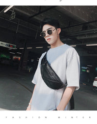 Shoulder Casual Leather Carrying Sports Waist Bag