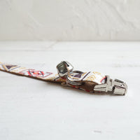 MUTTCO brown ethnic adjustable pet collar