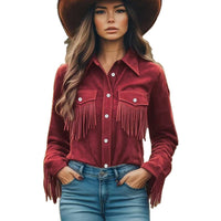 Patchwork Feather Slimming Top Jacket