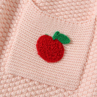 Two-piece woolen jumpsuit baby shirt