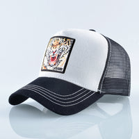 Simple Breathable Baseball Cap With Animal Embroidery