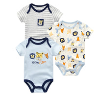 Baby's triangle Romper Summer Short Sleeve Top