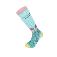 Winter over the knee men's casual sports cartoon socks