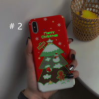 Compatible with Apple , Luminous Christmas Mobile Shell Cartoon Deer
