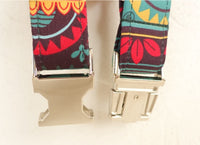 Colored pattern traction rope