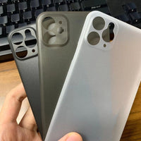 Frosted shell solid color phone case