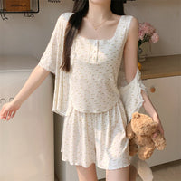 New Lacy, Pure And Seductive Style Loungewear Set