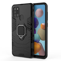 Samsung A21S version ring car holder phone case