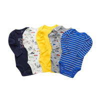Five-piece Baby Long-sleeved One-piece Suit