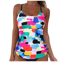 One-piece Swimsuit Round Neck Conservative Vest Swimming Top